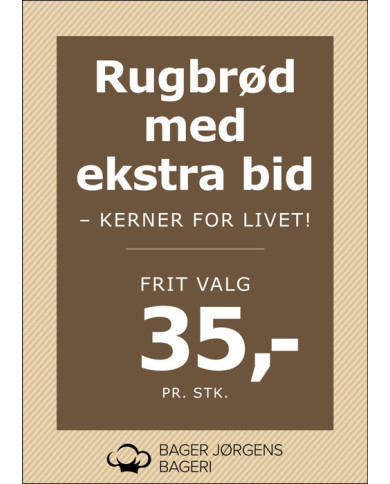 Tekstplakat, Med baggrund