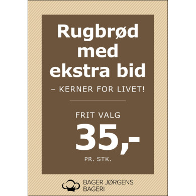 Tekstplakat, Med baggrund