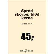 Tekstplakat, Med baggrundfarve